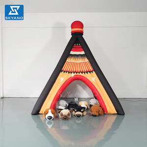Tente de <span class=keywords><strong>cirque</strong></span> gonflable personnalisée Tente de dessin animé gonflable pour la décoration d'événements commerciaux d'enfants - Product Image 1