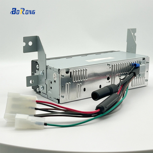 Araba radyo tek 1 din MP3 çalar 12V <span class=keywords><strong>FM</strong></span> radyo AUX girişi Stereo ses - Product Image 4