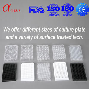Nessun laboratorio trattato fornisce 96 piastra di coltura cellulare con coperchio ben trasparente Sterile a 96 fori micropiastra di plastica per colture cellulari - Product Image 5