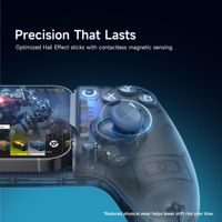 EasySMX M20 Pengontrol Game untuk Android iPhone 15 Series USB, Gamepad Bluetooth dengan Joystick Hall Trigger hingga 9 inci