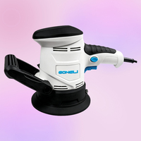 Lijadora Orbital Portátil de 450w de Alta Resistencia con Velocidad Variable para Madera y Muebles