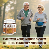 Winstown Ganoderma lucidum cápsulas polvo de esporas EXTRACTO DE Reishi orgánico Extracto de hongos en polvo píldoras suplemento dietético cápsula