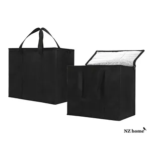Sac isotherme personnalisé en matériau non tissé pour la livraison de nourriture, les pique-niques et les gâteaux - Product Image 2