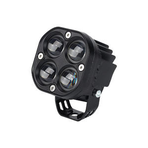 White Yellow Strobe Five Mode LED Headlights for Electric Vehicles Motorcycles 3000K Blue 4000 Lm 12V Remanufactured <b>H4</b> - Product Image 3