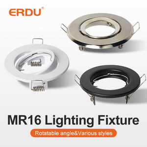 ERDU foco de techo carcasa interior cuadrado Downlight carcasa <span class=keywords><strong>MR16</strong></span> GU10 GU5.3 baño ducha Led Downlight - Product Image 6