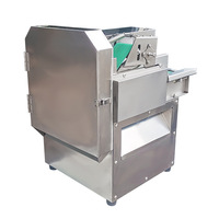 Cortadora de Verduras Automática Poweradd con Correa, Multifuncional, con Motor y Engranajes, 0.3kW, 150KG, Rebanadora de Cebolla, Pimiento y Apio