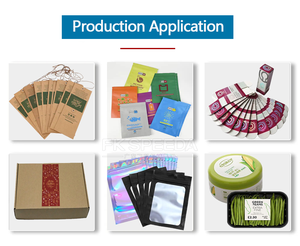 ماكينة وضع العلامات المسطحة للبطاقات المكتبية عالية الدقة مع الطابعة - Product Image 5