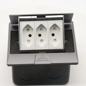 Jd06 nhôm Pop Up điện cắm sàn chuyển đổi Hidden tầng ổ cắm hộp - Product Image 1