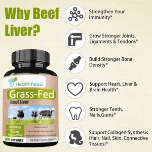 Good Quality Grass Fed Beef Liver Capsules with Hyaluronic Acid Strengthen Immunity Support Heart Health Capsules Nutritional - Product Image 5