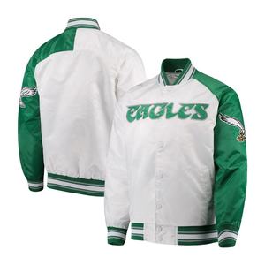 Chaqueta clásica con letras universitarias para hombre con cuerpo de mezcla de lana y mangas de piel sintética ropa de calle inspirada en la Universidad Retro - Product Image 3