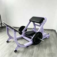 Appareil de musculation professionnel réglable à charge libre pour pont de hanche, poussée de hanche debout, extension dorsale et poussée de hanche