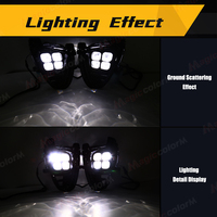 Lampu Kabut LED Mobil, Lampu Jalan Siang DRL, Kit Perakitan Lampu Mengemudi untuk KIA Sorento 2019 2020 Tipe U S