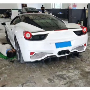 2011-2016 Car Modification Upgrade PD Body Kit Front Rear Bumper Lip Side Skirt <b>Engine</b> <b>Hood</b> for Suitable Ferrari 458 - Product Image 6