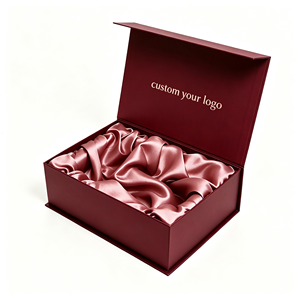 Custom Logo Magnetic Folding Gift Box Recycled Materials Luxury Rigid Cardboard Gold Foil Stamping Four-Color Printing <b>Matt</b> - Product Image 1