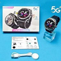 Reloj Inteligente de Lujo a la Moda 2025 Cuadrado de Gel de Sílice 4+64GB con Cámara DUAL Seguimiento de Sueño y Actividad Física GPS WiFi Videollamada AMOLED 4G/5G Android con SIM