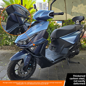 <span class=keywords><strong>SYM</strong></span> Xing <span class=keywords><strong>125</strong></span> SHEX125 Protection d'échappement, barres anti-chute, pare-chocs avant et arrière, protection de <span class=keywords><strong>moto</strong></span>, anti-rayures, protection de moteur, kit de glissière de cadre - Product Image 4