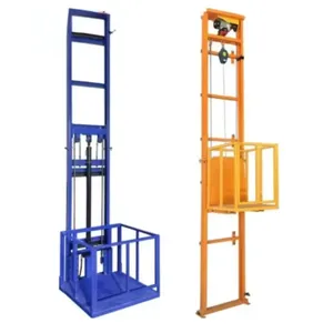 Plataforma Elevadora Hidráulica Eléctrica para Uso Doméstico, Elevador Hidráulico Eléctrico Pequeño y Sencillo para Almacenes y Fábricas, Guía Única - Product Image 1