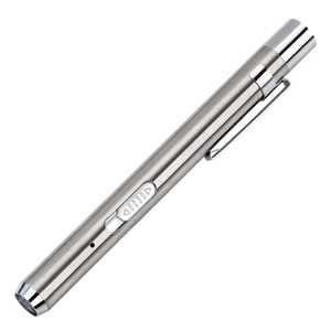 Linterna médica LED <span class=keywords><strong>de</strong></span> doble color con carga USB, <span class=keywords><strong>de</strong></span> aleación <span class=keywords><strong>de</strong></span> aluminio, para examen médico <span class=keywords><strong>de</strong></span> pupila, boca, oído, nariz y ojo. - Product Image 1