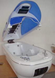 Cápsula de sauna infrarroja de vapor de ozono a bajo precio para pérdida de peso, para hoteles, salones, spa, cápsula de sauna infrarroja con chorros de agua. - Product Image 2