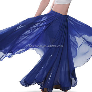 Belly Dance Costume Chiffon Full Circle Long Skirt Carnival Bollywood <strong>Tribal</strong> Skirt <strong>Dancing</strong> Swing Long <strong>Dress</strong> for Women - Product Image 2