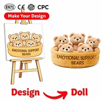 Boneka Bebek Kustom Lucu, Hadiah Ulang Tahun, Bersertifikat CE EN71 CPC OEM, Boneka Lembut