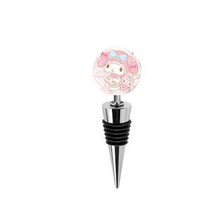 Tapón de Botella de Cristal con Diseño de Dibujos Animados, Tapón Divertido Desmontable de Mickey Mouse para Botellas de Vino y Champán - Product Image 5