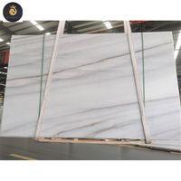 Modèle de carreaux de sol en marbre blanc Colombie de grande taille