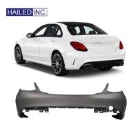 HAILED Kits complets de carrosserie de pare-chocs arrière pour Mercedes Benz Classe C Amg W205 2058856038 2016 2017 2018
