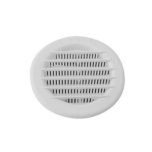 Grille de ventilation encastrée ronde en matériau recyclé avec capuchon de 100 mm pour pièces de ventilateur - Product Image 1