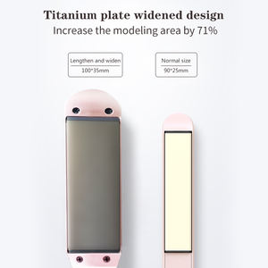 <span class=keywords><strong>Plancha</strong></span> de pelo plana 2 en 1 de calor rápido barato profesional portátil de cerámica de placa ancha de cerámica al por mayor - Product Image 2