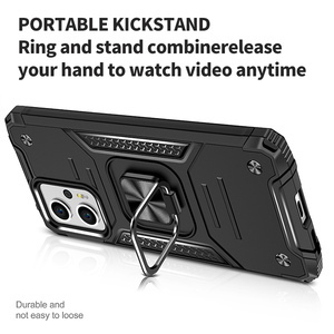 Para Redmi NOTE8 PRO Kickstand Phone Case para Xiaomi Note10 Anti-Shock Armor Magnetic Ring Phone Case para <span class=keywords><strong>Xiaomi12</strong></span> C - Product Image 2