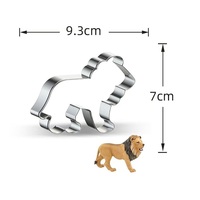 Haute qualité Lion forme Biscuit cutter en acier inoxydable gâteau biscuit outil de cuisson mignon cochon conception coupe-pâte faisant des outils