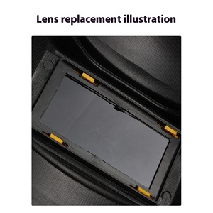 Máscara de soldadura de prevención de salpicaduras de mano resistente a impactos de alta calidad Máscara de soldadura de plástico negro - Product Image 3