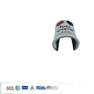 Hotsale etiqueta recuerdo regalo anillo <span class=keywords><strong>de</strong></span> <span class=keywords><strong>oro</strong></span> porcelana dedales en caja <span class=keywords><strong>de</strong></span> acrílico - Product Image 2