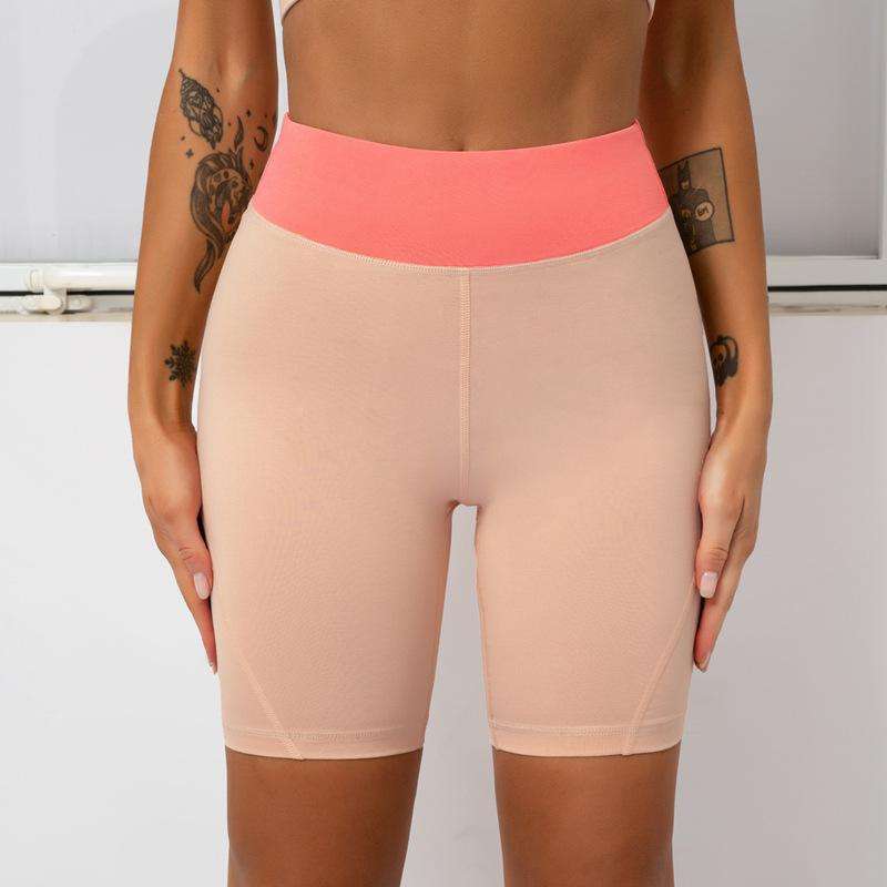slim shorts pink