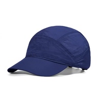 Casquette de sport 5 panneaux personnalisée en nylon imperméable Ripstop, légère, avec logo imprimé, séchage rapide, pour activités de plein air, ski, voyage, trail, OEM