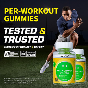 OEM personalizado pre-entrenamiento fuerza muscular aumento de energía pre-entrenamiento suplemento aumento de energía metabolismo más rápido caramelo - Product Image 6