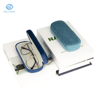 Nouveau boîtier optique rigide pour lunettes de lecture, boîtes à lunettes en velours, Logo personnalisé, marque, étuis à lunettes de soleil