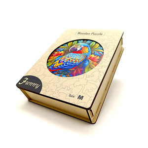 Jeu de blocs Legno Iq, jeu de construction carré, boîte de jeux, puzzle <span class=keywords><strong>cube</strong></span>, puzzle en <span class=keywords><strong>bois</strong></span> pour enfants, animaux, puzzle de Noël - Product Image 4