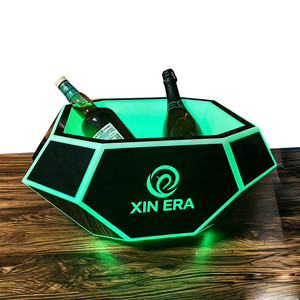 Secchiello per Ghiaccio LED a Forma di Barca Personalizzato, Impermeabile e di Lusso per Birra, Vodka, Vino, Bevande, KTV, Feste, Bar, Casa, Matrimoni - Product Image 5