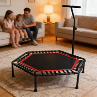 Mini Trampolín Hexagonal de PVC de 10 pies para el Hogar y Gimnasios Comerciales