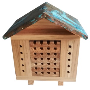 Top qualité jardin extérieur bénéfique insecte Habitat abeille <span class=keywords><strong>maison</strong></span> en bois maçon abeille boîte à <span class=keywords><strong>vendre</strong></span> - Product Image 3