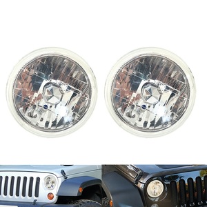 1 Chiếc Đèn Pha Gắn Bán Kín Hình Tròn <span class=keywords><strong>7</strong></span> Inch Đèn Pha Thông Dụng Cho Xe Moóc Xe Nâng 12V - Product Image 4