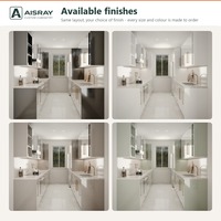 Meuble de cuisine en acrylique sur mesure, aménagement de cuisine moderne et luxueux, rangement par tiroirs, livraison en kit et boîtes de rangement en contreplaqué