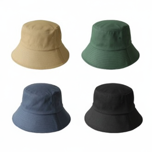 Protezione UV semplice cappello a secchio Double-face primavera/estate cappello a vapore per attività all'aperto - Product Image 1