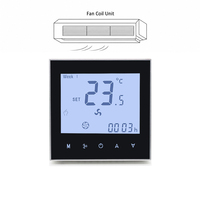 Termostato Modulante FCU de 2 Tubos, Controlador BMS Modbus RTU, Sensor Remoto Preciso