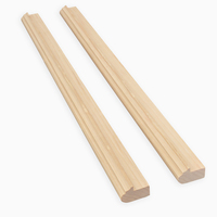 Moulures en Bois Massif de Buis, Fabrication Directe Usine, Personnalisées pour Cadres de Porte, Plinthes, Corniches et Cadres Photo