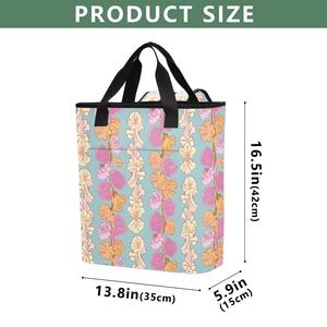 New Design Summer Fashionable <b>Lunch</b> Ice Pack Bag Hawaii Style for Travel Camping Picnics Coolers <b>Backpack</b> - Product Image 3