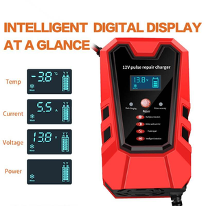 Nuovo Adattatore Riparatore per Batterie Auto 12V AC/DC per Riparazione Batterie al Piombo-Acido Caricabatterie 12V 6A per Scooter Elettrici/E-bike - Product Image 1