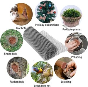 Rouleau de treillis métallique tissé en acier inoxydable pour le contrôle des nuisibles, des rongeurs, des insectes, des souris, des chauves-souris et des oiseaux, pour jardin et maison - Product Image 6